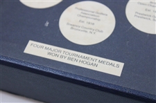 Ben Hogan Grand Slam Win Medals Ball Box with Dozen Golf Balls