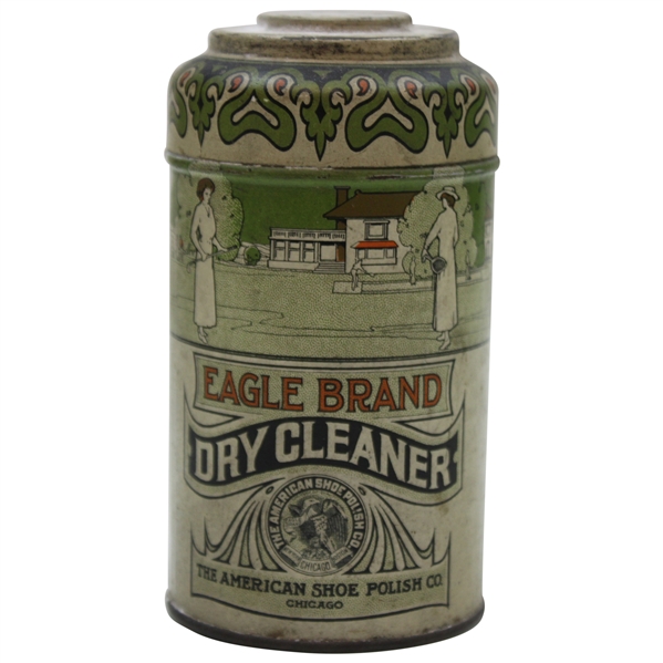 American Shoe Polish Co. Eagle Brand Lady Golfers Dry Cleaner 5oz Shoe Polish