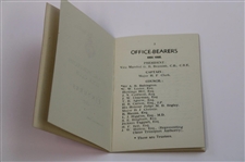 1952 Royal Portrush Golf Club Fixtures Booklet