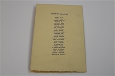 1948 Sal Di Buono Silver Anniversary Celebration at Bonnie Blair CC Dinner Menu