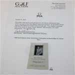 1948 Sal Di Buono Silver Anniversary Celebration at Bonnie Blair CC Dinner Menu