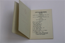 1953 Royal Portrush Golf Club Fixtures Booklet