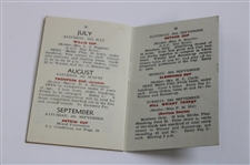 1953 Royal Portrush Golf Club Fixtures Booklet