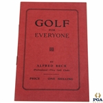 1935 'Golf For Everyone' By Alfred Beck