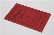 1935 'Golf For Everyone' By Alfred Beck