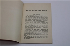 1935 'Golf For Everyone' By Alfred Beck