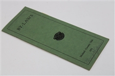1931 'Medinah Country Club By Laws' Booklet