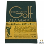 Golf At A Glance The Pocket Pro' By Bob Mcdonald Booklet