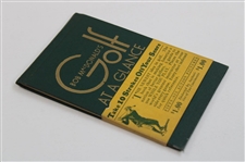 Golf At A Glance The Pocket Pro' By Bob Mcdonald Booklet