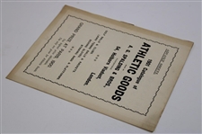1901 Spalding Catalogue Of Athletic Goods