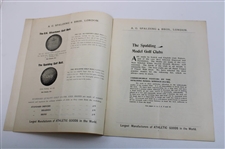 1901 Spalding Catalogue Of Athletic Goods