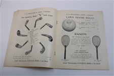1901 Spalding Catalogue Of Athletic Goods