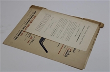 Mills Patent Standard Aluminum Golf Clubs Catalogue