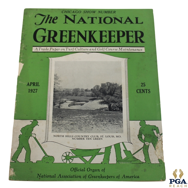 April 1927 The National Greenkeeper Magazine