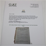 1901 Jubilee Amateur Scratch Competition at Lanark Golf Club Information Page