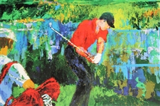 Leroy Neiman Signed 2000 PGA at Valhalla Golf Club Poster JSA ALOA