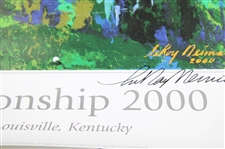 Leroy Neiman Signed 2000 PGA at Valhalla Golf Club Poster JSA ALOA