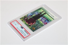 Tiger Woods 2001 Upper Deck Golf Card #1 PSA NM-MT 8