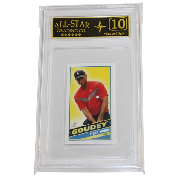 Tiger Woods Goudey G25 Golf Card All Star Grading Company Mint 10 #241946