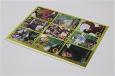 Legends Sports Memorabilia Magazine Uncut Card Sheet with Masters Champs