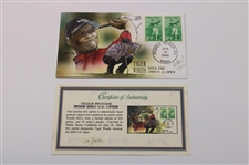 Five (5) Tiger Woods Ltd Ed 2000 US Open at Pebble Beach Cachets by Artists Kendal Bevil & Warren Reed