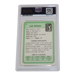 Jack Nicklaus Signed 1981 Donruss Golf Card #13 PSA/DNA #85013971 Auto Grade 10