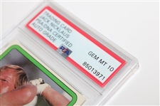 Jack Nicklaus Signed 1981 Donruss Golf Card #13 PSA/DNA #85013971 Auto Grade 10