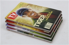 Tiger Woods TV Guides - One For Each Major