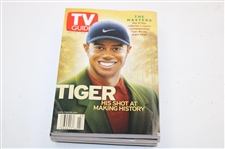 Tiger Woods TV Guides - One For Each Major