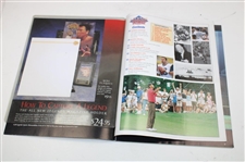Tiger Woods Legends Sports Memorabilia Grand Slam Magazine W/ Card Sheet