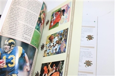 Tiger Woods Legends Sports Memorabilia Grand Slam Magazine W/ Card Sheet
