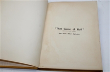 1902 'That Game Of Golf & Some Other Sketches' 1st Edition Book by Tom Browne
