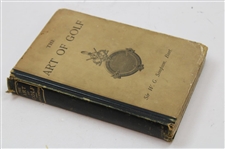 1892 'The Art Of Golf' 2nd Edition Book by Sir W.G. Simpson 