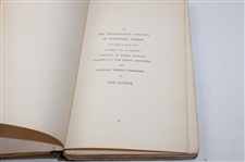 1892 'The Art Of Golf' 2nd Edition Book by Sir W.G. Simpson 