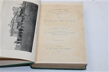 1898 'The World of Golf' Book by Garden Smith - The Isthmian Library