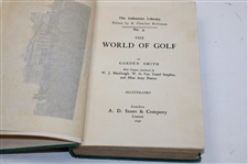 1898 'The World of Golf' Book by Garden Smith - The Isthmian Library