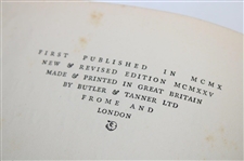 1925 'The Golf Courses Of Great Britain' 2nd Edition Book by Bernard Darwin