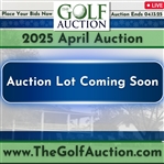 2025 April Golf Auction Ends Sunday at 10pm ET w/Extended Bidding to Follow