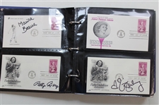 Lot of LPGA Players Signed First Day Covers Inc. Patty Berg, Nancy Lopez, Annika Sorenstam & More