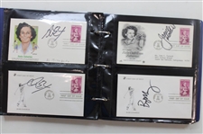 Lot of LPGA Players Signed First Day Covers Inc. Patty Berg, Nancy Lopez, Annika Sorenstam & More
