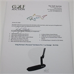 Greg Norman's Personal Tad Moore Pro 1 La Grange - No Grip