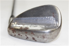 Greg Norman's Personal Used Unmarked Wedge with Lead Tape on Back