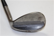 Greg Norman's Personal Used Unmarked Wedge with Lead Tape on Back