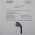 Greg Norman's Personal Used TaylorMade ZTP 52/09 Milled 52 Degree Wedge