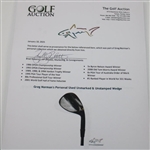 Greg Norman's Personal Used TaylorMade ZTP 52/09 Milled 52 Degree Wedge