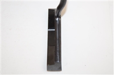 Greg Norman's Personal Unmarked Black Blade Putter w/RG Grip