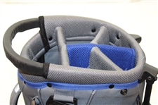 Greg Norman's Personal Cobra CoolFlow Full Size Gray Golf Stand Bag