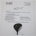 Greg Norman's Personal Taylormade Tour Burner 8.5 Degree Driver