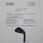 Greg Norman's Personal Titleist GN Vokey Design 252.08 52 Degree Wedge