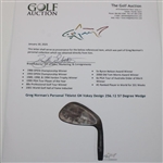 Greg Norman's Personal Titleist GN Vokey Design 256.12 57 Degree Wedge